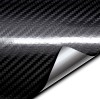 Rola folie colantare auto Carbon 5D Lacuit Negru, dimensiune 18m x 1,52m