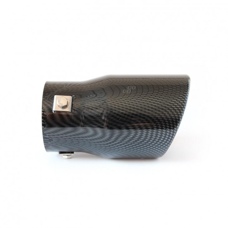 Ornament toba esapament din otel inoxidabil MT 007C cu finisaj carbon -  - AMIO