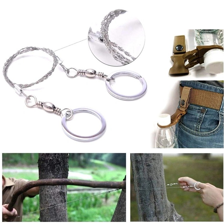 Kit complet de supravieturire 18-in-1 piese pentru camping, calatorii, offroad, ATV, SSV Kit complet de supravieturire 18-in-1 piese pentru camping, calatorii, offroad, ATV, SSV