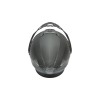 Casca motocross integrala negru mat cu viziera transparenta si ochelari de soare, marimea L, model LION