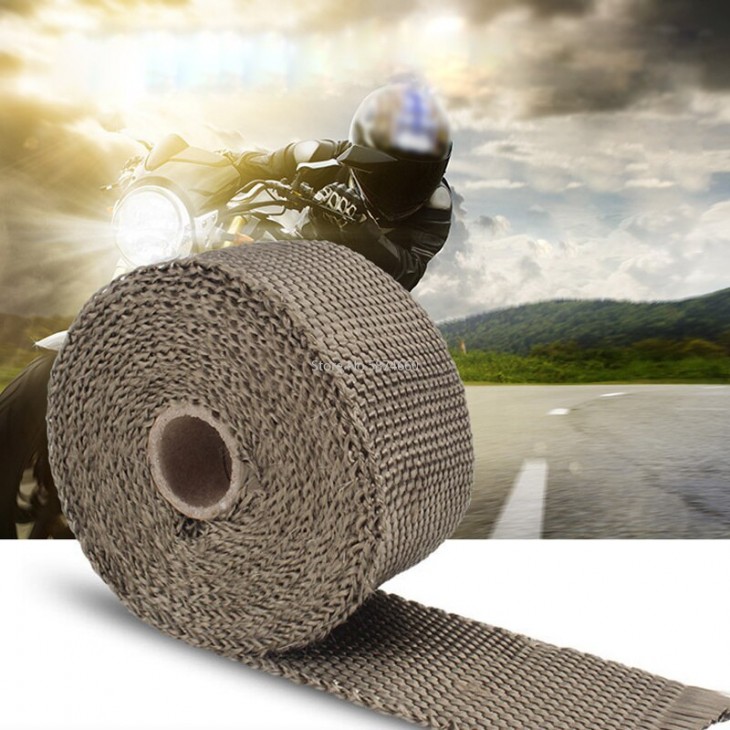 Rola banda termoizolanta din fibra de sticla, rezistenta termic pentru galerii evacuare, destinatie auto-moto, dimensiune 5cm x 10m -  - AVEX