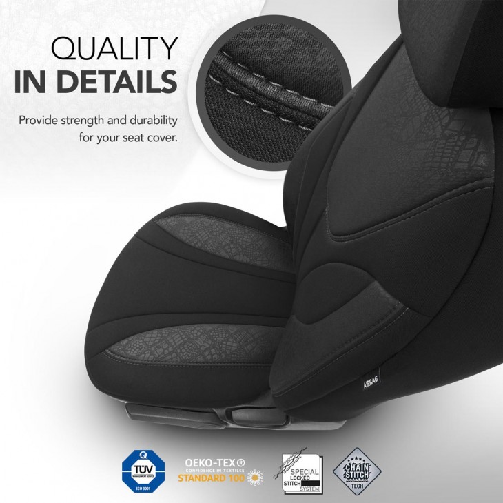 Set huse scaun auto PREMIUM, Universale, nefractionate, OTOM RUBY DESIGN 1201 -  - OTOM