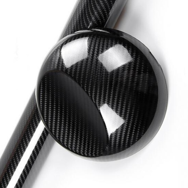 Rola folie colantare auto Carbon 5D Lacuit Negru, dimensiune 18m x 1,52m
