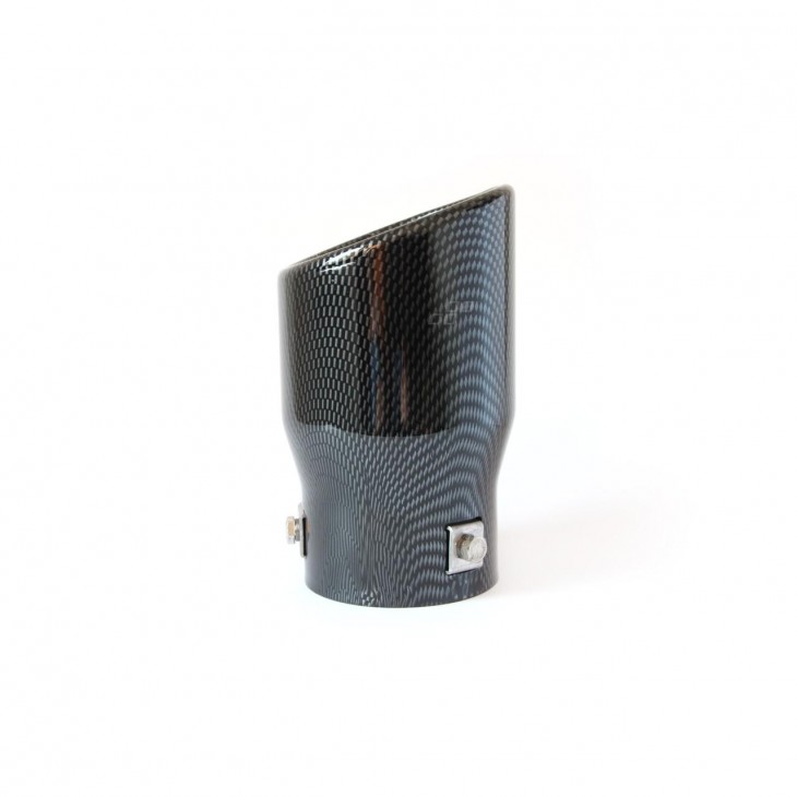 Ornament toba esapament din otel inoxidabil MT 007C cu finisaj carbon -  - AMIO