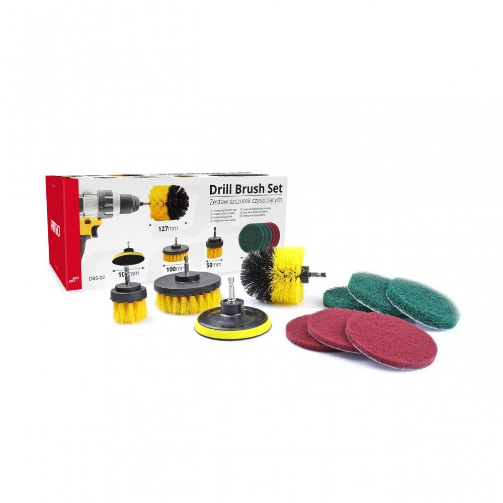 Set 10 piese perii de curatare si slefuire -  - AMIO