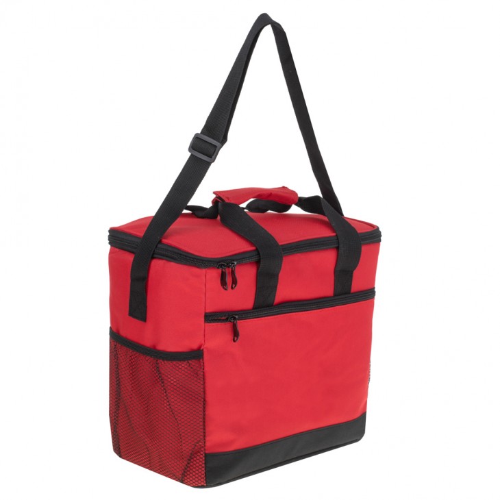 Geanta termoizolanta pentru picnic sau plaja, capacitate 16l, culoare Rosie -  - AVEX