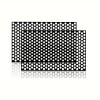 Set 2 folii autoadezive decupate pentru decorarea stopurilor auto, dimensiune 2 x 48 x 30cm, culoare Negru Mat, model HONEYCOMB Set 2 folii autoadezive decupate pentru decorarea stopurilor auto, dimensiune 2 x 48 x 30cm, culoare Negru Mat, model HONEYCOMB