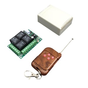 Kit Telecomanda + Receptor cu 4 canale pentru automatizari (tip2) Kit Telecomanda + Receptor cu 4 canale pentru automatizari (tip2)