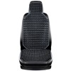 Husa Premium pentru scaun auto cu bile de masaj din lemn, dimensiune 122 x 42 cm, culoare Negru