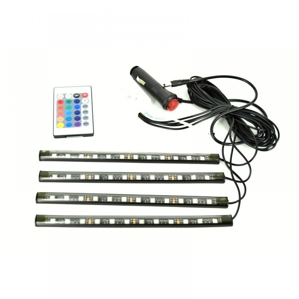 Lumini UnderCar LED - RGB pentru interior sau exterior cu telecomanda - 22cm -  - AVEX