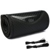 Husa volan din Piele Neagra Perforata + Carbon Black si ata neagra pentru cusut, marime M, diametru 37 - 39 cm Husa volan din Piele Neagra Perforata + Carbon Black si ata neagra pentru cusut, marime M, diametru 37 - 39 cm