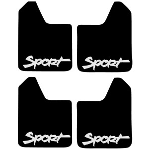 Set 4 Aparatori Noroi SPORT din cauciuc pentru autoturisme, universale, model Sport, dimensiune 30 x 23cm Set 4 Aparatori Noroi SPORT din cauciuc pentru autoturisme, universale, model Sport, dimensiune 30 x 23cm