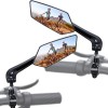 Set 2 Oglinzi retrovizoare pentru bicicleta, reglabile 360 grade, culoare Neagra Set 2 Oglinzi retrovizoare pentru bicicleta, reglabile 360 grade, culoare Neagra