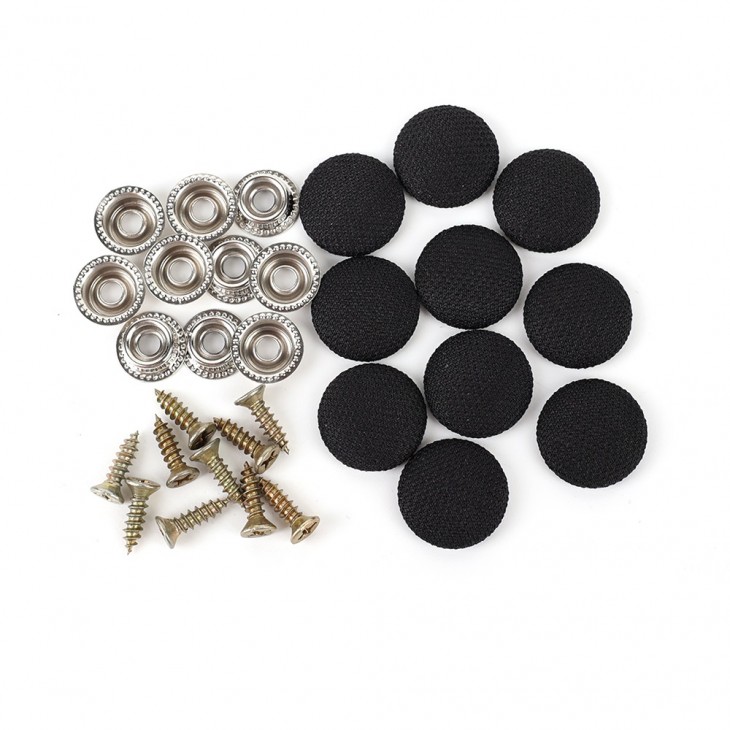 Set 12 clipsuri pentru reparatii tapiterie plafon auto, culoare Negru -  - AVEX