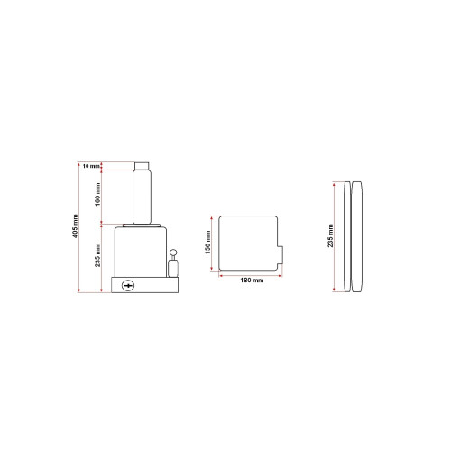 Cric hidraulic tip piston, sarcina maxima suportata 20T Cric hidraulic tip piston, sarcina maxima suportata 20T