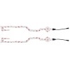Set 2 benzi LED pentru iluminare casca moto, culoare alba, telecomanda cu fir, alimentare baterii Set 2 benzi LED pentru iluminare casca moto, culoare alba, telecomanda cu fir, alimentare baterii