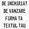 Placuta de inmatriculare 