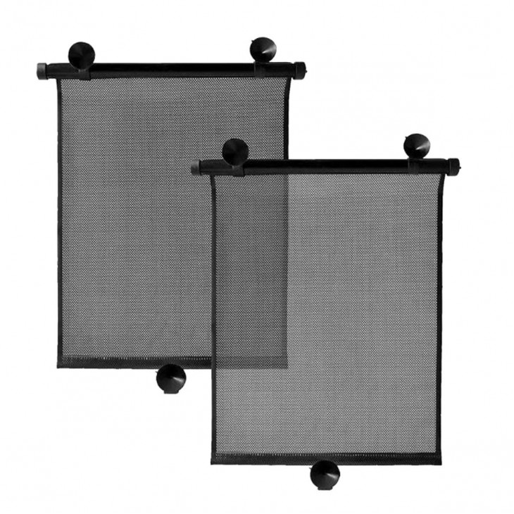 Set 2 buc. jaluzele auto retractabile, latime 40cm, culoare Neagra -  - AVEX