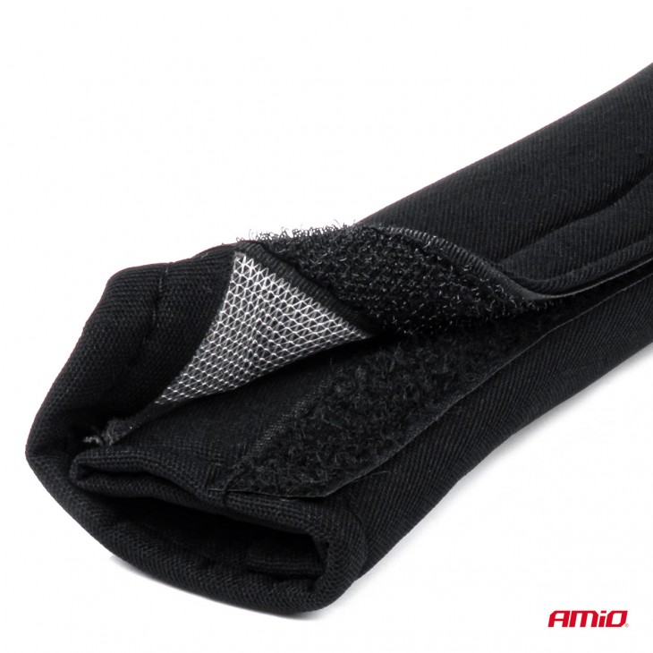 Set 2 perne de protectie pentru centura, culoare Neagra -  - AMIO