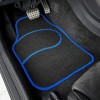 Set 4 Covorase auto din Mocheta, model Universal, culoare Negru cu margine Albastra, dimensiuni fata 64 x 44cm | spate 44 x 29cm Set 4 Covorase auto din Mocheta, model Universal, culoare Negru cu margine Albastra, dimensiuni fata 64 x 44cm | spate 44 x 29cm