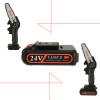 Mini ferastrau electric cu lant, baterie de 24V si valiza de transport Mini ferastrau electric cu lant, baterie de 24V si valiza de transport