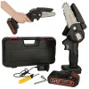 Mini ferastrau electric cu lant, baterie de 24V si valiza de transport Mini ferastrau electric cu lant, baterie de 24V si valiza de transport