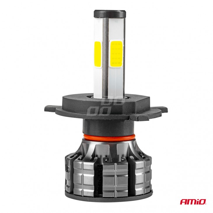 Instalatie LED COB 2Side AMiO, compatibil H4, destinat competitiilor auto sau off-road -  - AMIO