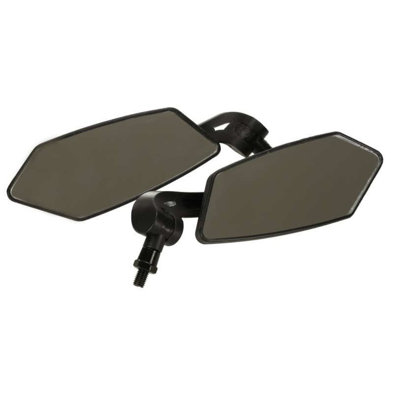 Set 2 Oglinzi retrovizoare pentru bicicleta, reglabile 360 grade, culoare Neagra Set 2 Oglinzi retrovizoare pentru bicicleta, reglabile 360 grade, culoare Neagra