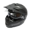 Casca motocross integrala, negru mat cu viziera transparenta si ochelari de soare marimea XL, model LION Casca motocross integrala, negru mat cu viziera transparenta si ochelari de soare marimea XL, model LION