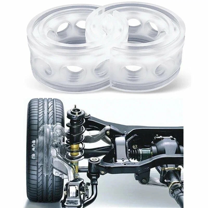 Set 2 inele distantiere pentru intarire arcuri autovehicule, material cauciuc siliconat, marime M