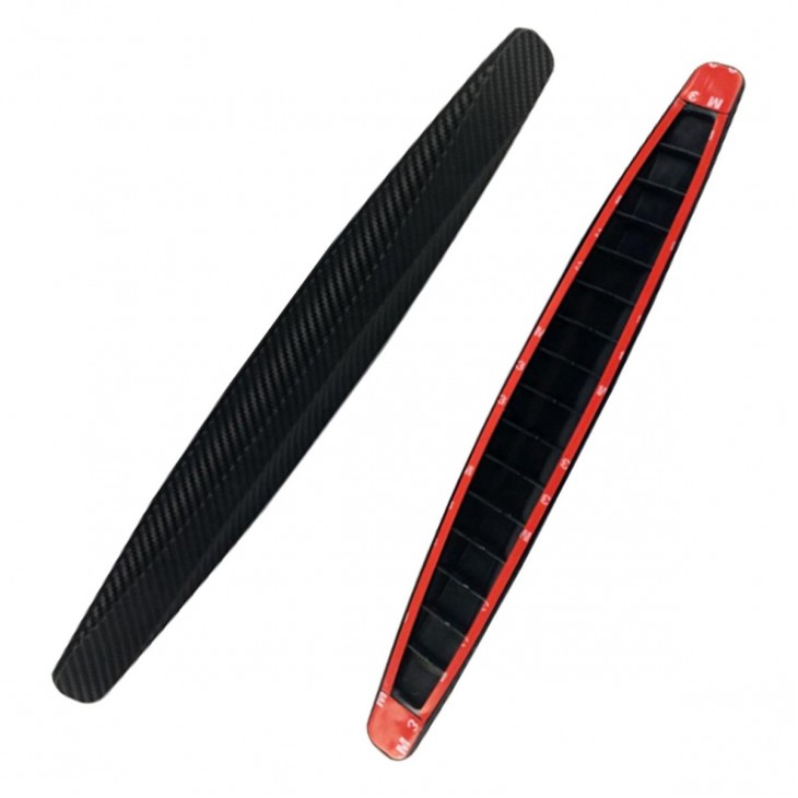 Set 2 bandouri de protectie bara, culoare Negru, finisaj Carbon -  - AVEX