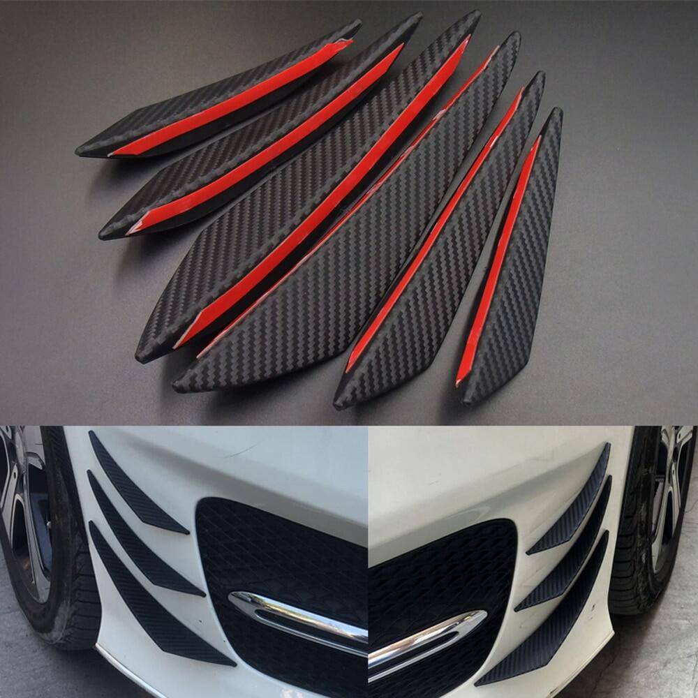 Set 4 buc. aripioare ornamentale bara tuning, culoare carbon -  - AVEX