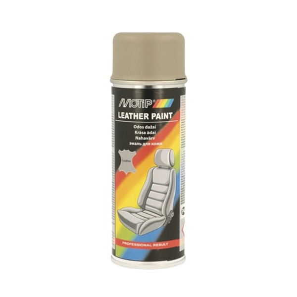 Spray vopsea pentru pentru reconditionare tapiterie din piele, 200 ml, culoare Bej Inchis Spray vopsea pentru pentru reconditionare tapiterie din piele, 200 ml, culoare Bej Inchis