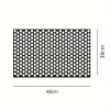 Set 2 folii autoadezive decupate pentru decorarea stopurilor auto, dimensiune 2 x 48 x 30cm, culoare Negru Mat, model HONEYCOMB Set 2 folii autoadezive decupate pentru decorarea stopurilor auto, dimensiune 2 x 48 x 30cm, culoare Negru Mat, model HONEYCOMB