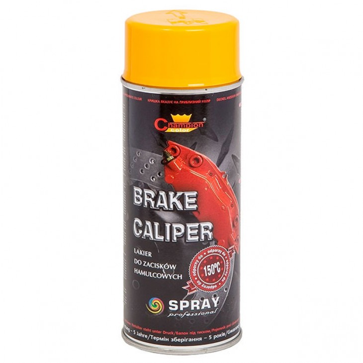 Spray Vopsea Rezistenta Termic pentru Etrieri, culoare Galben, 400ml, Champion Color, 150 °C -  - AVEX