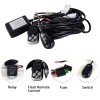 Cablaj pentru proiectoare LED cu telecomanda, functii strobo, relee si sigurante incluse, alimentare 12V Cablaj pentru proiectoare LED cu telecomanda, functii strobo, relee si sigurante incluse, alimentare 12V