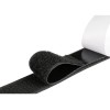 Set 10 buc. banda Velcro autoadeziva, dimensiuni 30mm latime x 10cm lungime, culoare neagra