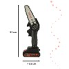Mini ferastrau electric cu lant, baterie de 24V si valiza de transport Mini ferastrau electric cu lant, baterie de 24V si valiza de transport