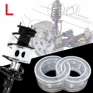 Set 2 inele distantiere pentru intarire arcuri autovehicule, material cauciuc siliconat, marime L