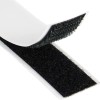 Set 10 buc. banda Velcro autoadeziva, dimensiuni 30mm latime x 10cm lungime, culoare neagra
