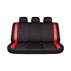 Set huse scaune auto Premium, model DIAMOND Racer, design Sportiv, universale, ergonomice, Piele Ecologica Matlasata, culoare Negru/Rosu Set huse scaune auto Premium, model DIAMOND Racer, design Sportiv, universale, ergonomice, Piele Ecologica Matlasata, culoare Negru/Rosu