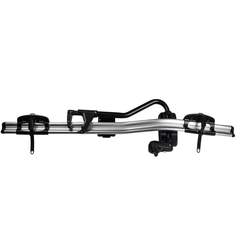 Suport auto pentru transport bicicleta in pozitie verticala, montaj rapid pe barele transversale, capacitate 15kg Suport auto pentru transport bicicleta in pozitie verticala, montaj rapid pe barele transversale, capacitate 15kg