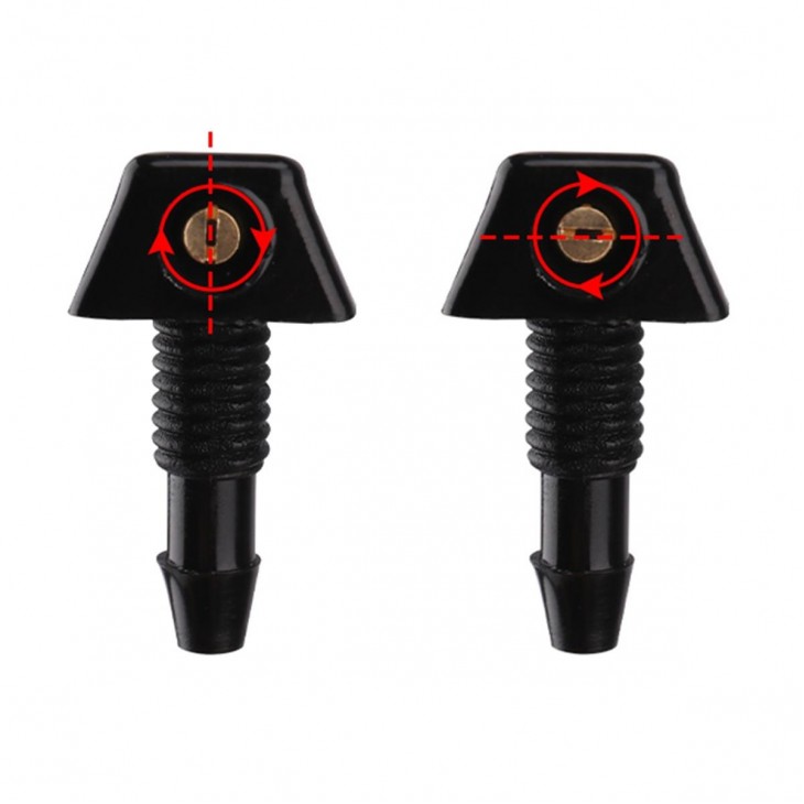 Set Universal cu 2 diuze spalare parbriz + furtunuri si accesorii de montaj -  - AVEX