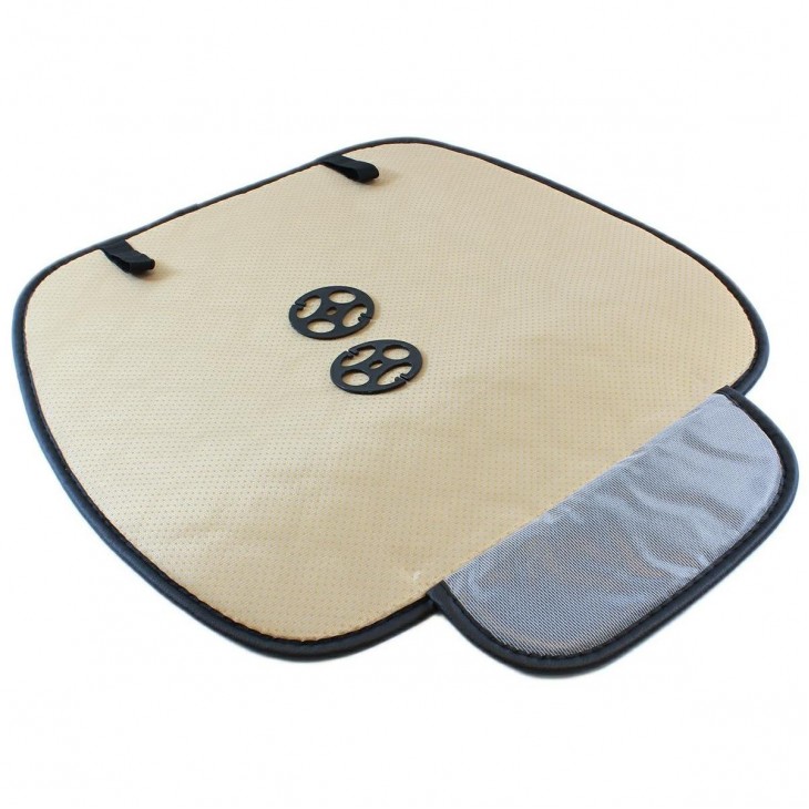 Husa Confortabila de protectie scaun sofer, foarte rezistenta, cu perforatii pentru aerisire si buzunar, culoare Neagra -  - AVEX