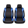 Set huse scaune auto Premium, model DIAMOND Drive, design Sportiv,  universale, ergonomice, Piele Ecologica Matlasata, culoare Negru/Albastru