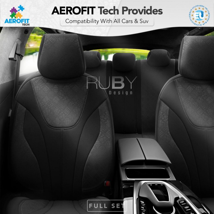 Set huse scaun auto PREMIUM, Universale, nefractionate, OTOM RUBY DESIGN 1201 -  - OTOM