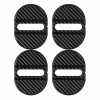 Set 4 buc. Ornamente Inchidere Usa, finisaj Carbon, culoare Neagra