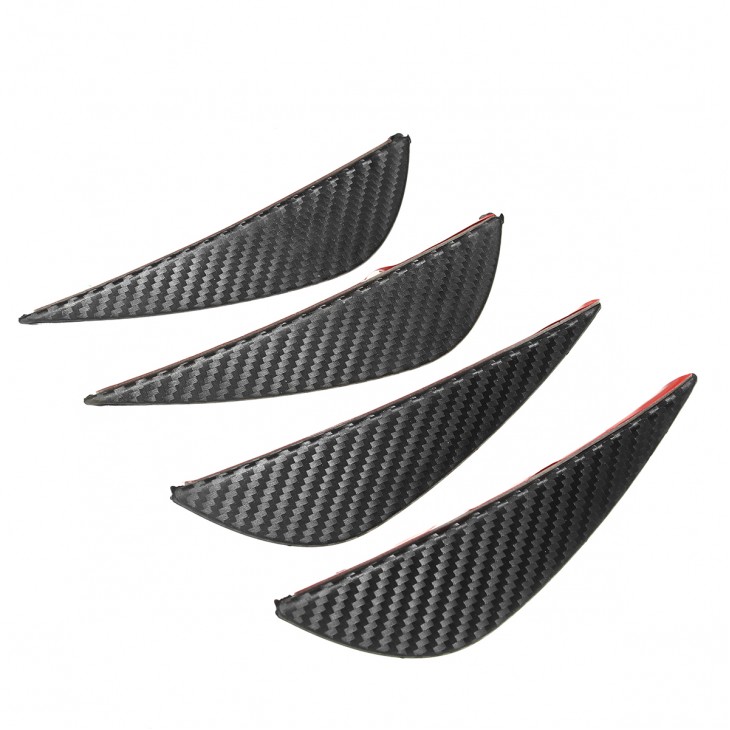 Set 4 buc. aripioare ornamentale bara tuning, culoare carbon -  - AVEX