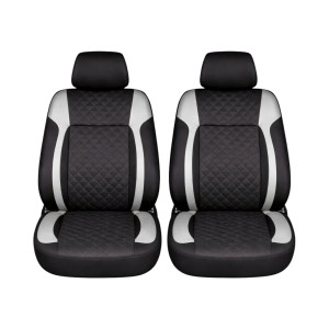 Set huse scaune auto Premium, model DIAMOND Core, design Sportiv, universale, ergonomice, Piele Ecologica Matlasata, culoare Negru/Gri Set huse scaune auto Premium, model DIAMOND Core, design Sportiv, universale, ergonomice, Piele Ecologica Matlasata, culoare Negru/Gri