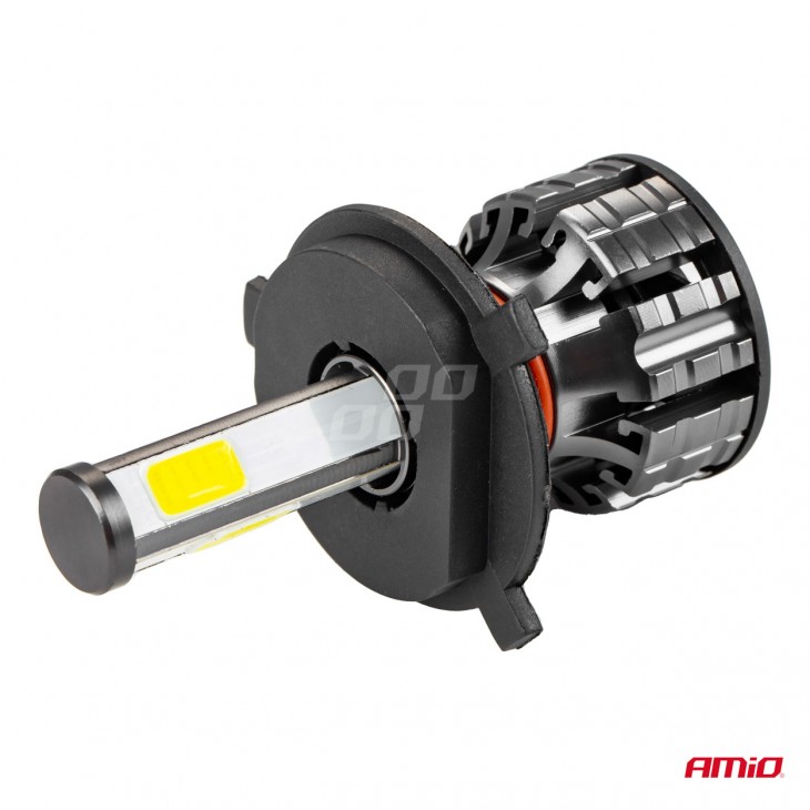 Instalatie LED COB 2Side AMiO, compatibil H4, destinat competitiilor auto sau off-road -  - AMIO